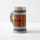 Zen black wire stein bierpul (Voorkant links)