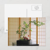 zen bloemstuk briefkaart (Voorkant / Achterkant)