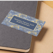 Zen Blue Gold Ginkgo psychiater of counselor Visitekaartje