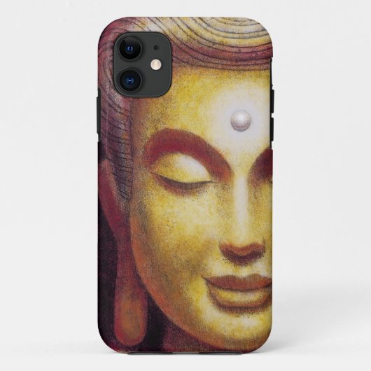 Zen Boeddha Meditatie Glimlach iPhone 5 Hoes (Achterkant)
