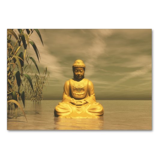 Zen boeddha mediteren kaart (Voorkant)
