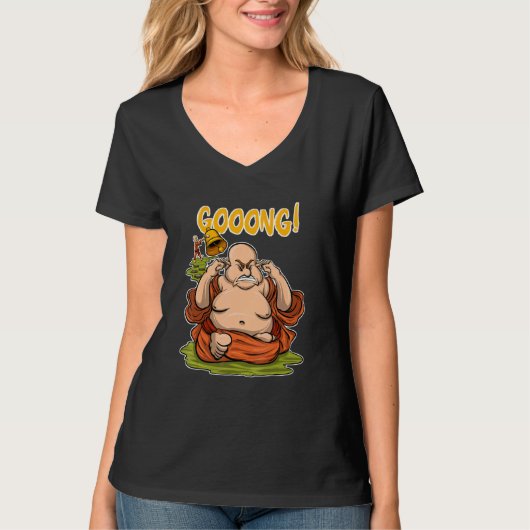Zen Boeddhisme Boeddha Goong Boeddhist 1 T-shirt (Voorkant)