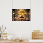 ZEN BOEDDHISME - BONSAI BOOM - Poster (Keuken)