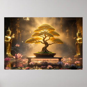 ZEN BOEDDHISME - BONSAI BOOM - Poster