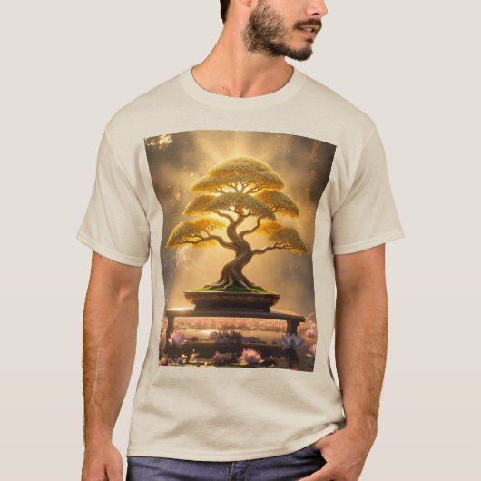 ZEN BOEDDHISME - BONSAI BOOM - T-SHIRT (Voorkant)