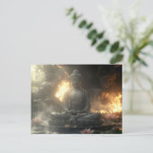 ZEN - BOEDDHISME - MEDITATIE BRIEFKAART (Staand voorkant)
