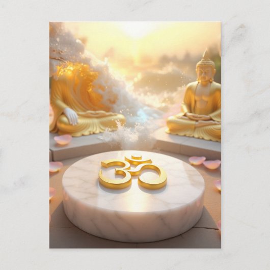ZEN - BOEDDHISME - OM BRIEFKAART (Voorkant)