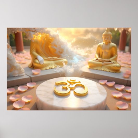 ZEN - BOEDDHISME - OM POSTER (Voorkant)