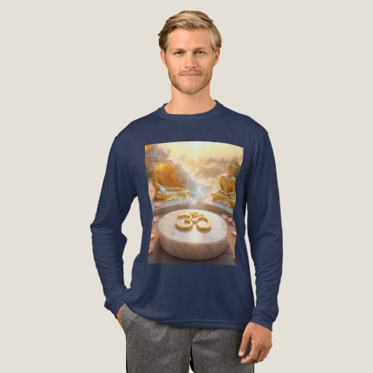 ZEN - BOEDDHISME - OM Tri-Blend SHIRT (Voorkant)
