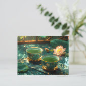 ZEN BOEDDHISME - THEECEREMONIE BRIEFKAART (Staand voorkant)