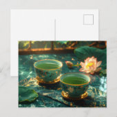 ZEN BOEDDHISME - THEECEREMONIE BRIEFKAART (Voorkant / Achterkant)