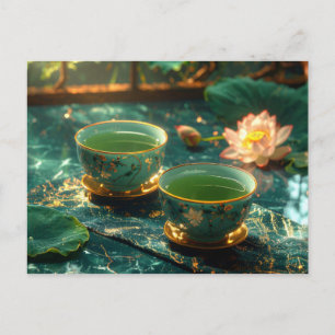 ZEN BOEDDHISME - THEECEREMONIE BRIEFKAART