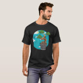 Zen Boeddhist Bonsai Esthetisch Japan Wolken Bonsa T-shirt (Voorkant volledig)