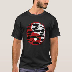 Zen Boeddhistische Japanse cultuur Yin Yang Tuinie T-shirt