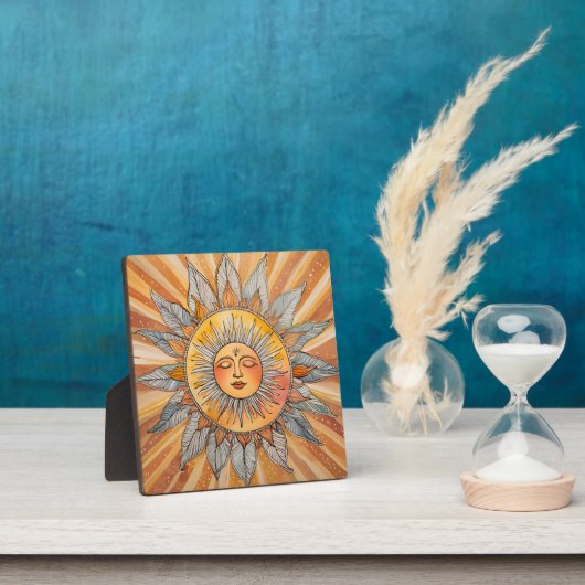 Zen Bohemian Sun Plaque Fotoplaat (Insitu)