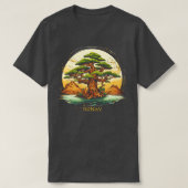 Zen Bonsai Art Bonsai Tree T-shirt (Design voorkant)