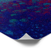 Zen Bonsai Tree Pointillism Landscape Art Poster (Hoek)