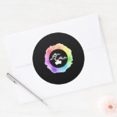 Zen Bonsai Tree Yoga Graphic Gift Ronde Sticker (Envelop)
