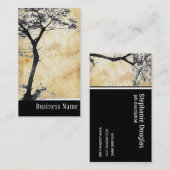 Zen Boom Balans Natuur Fotografie Visitekaartje (Voorkant / Achterkant)