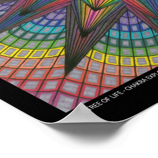 Zen-boom - Chakra Explosion Print (Hoek)