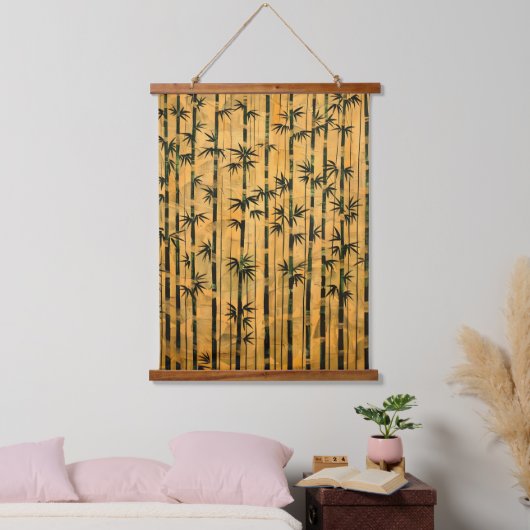  Zen Bos Bamboe Hangend Wandkleed (Slaapkamer)