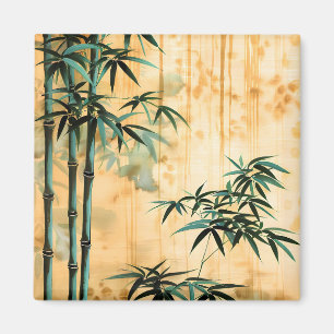 Zen Botanische Natuur Bamboebos Magneet