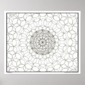 Zen Bubbleverse Coloring Poster (Voorkant)