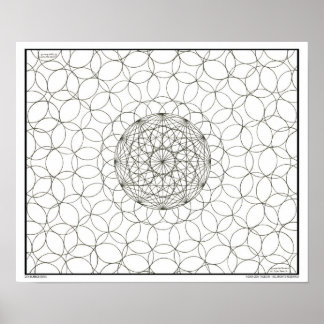 Zen Bubbleverse Coloring Poster