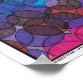 Zen Bubbleverse - Spinnen Rainbows Print (Hoek)