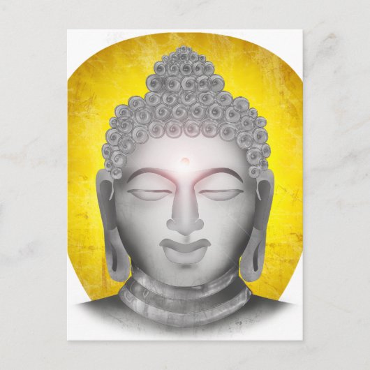 Zen Buddha Briefkaart (Voorkant)
