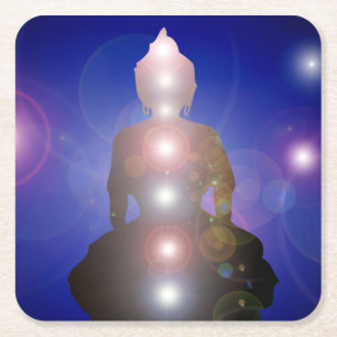 Zen Buddha Chakra Yoga Meditation Namaste Kartonnen Onderzetters
