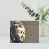 Zen Buddha Cherish Moeder Quote Inspirerend Briefkaart (Staand voorkant)