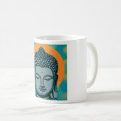 Zen Buddha Head Koffiemok (Voorkant rechts)