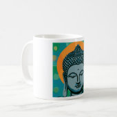 Zen Buddha Head Koffiemok (Voorkant links)