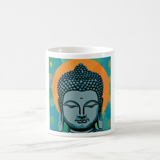 Zen Buddha Head Koffiemok (Center)