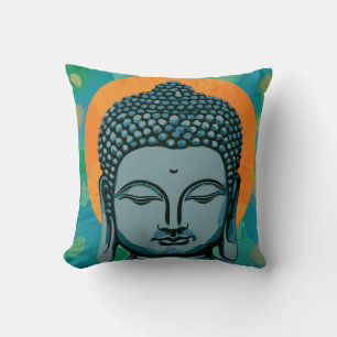 Zen Buddha Head Kussen
