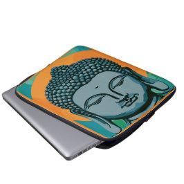 Zen Buddha Head Laptop Sleeve