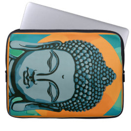 Zen Buddha Head Laptop Sleeve