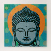 Zen Buddha Head Legpuzzel (Verticaal)