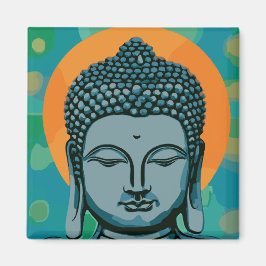 Zen Buddha Head Magneet