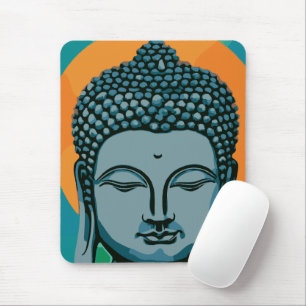 Zen Buddha Head Muismat