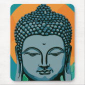 Zen Buddha Head Muismat (Voorkant)