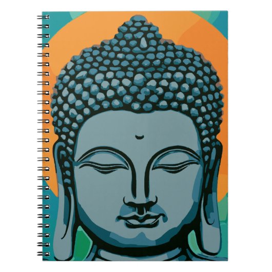 Zen Buddha Head Notitieboek (Voorkant)