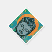 Zen Buddha Head Servet (Hoek)