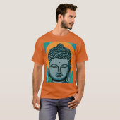 Zen Buddha Head T-shirt (Voorkant volledig)