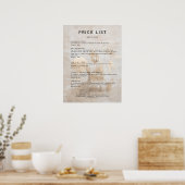 Zen Buddha Healing Spa Salon  Poster (Keuken)