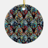 Zen Buddha Keramisch Ornament (Voorkant)