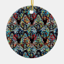 Zen Buddha Keramisch Ornament