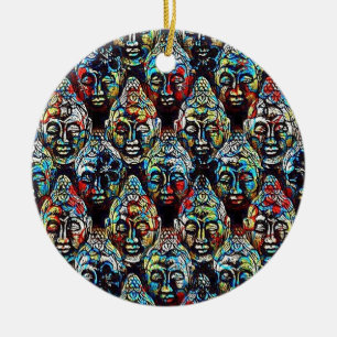 Zen Buddha Keramisch Ornament