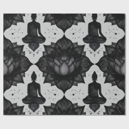 Zen Buddha Lotus inpakpapier